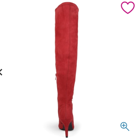 🔥Journee Collection Women's Wide Calf Trill Boot Sz 10.5 🔴⚫️🔥 - Picture 4 of 12